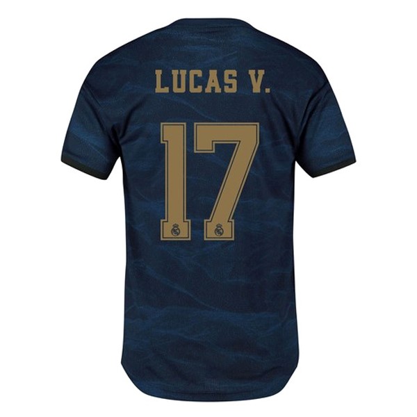 Camiseta Real Madrid NO.17 Lucas V. 2ª 2019-2020 Azul
